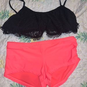 Two piece bathing suit